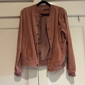 Brandy Melville Corduroy Bomber Jacket